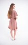 Жіноча сукня рожевий-горошинку (Рюша) (2)