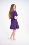 Жіноча сукня фіолетовий (Рюша) (3)