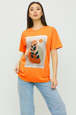 Футболка Oversize / air print / - 8630366 - SvitStyle