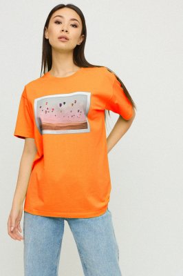 Футболка Oversize / air print / - 8630368 - SvitStyle