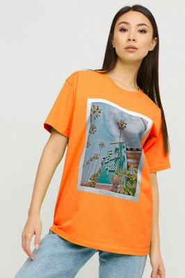 Футболка Oversize / air print / - 8630378 - SvitStyle