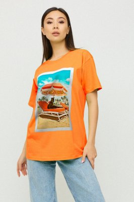 Футболка Oversize / air print / - 8630381 - SvitStyle