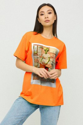 Футболка Oversize / air print / - SvitStyle