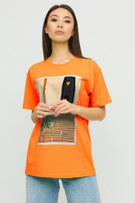 Футболка Oversize / air print / - 8630383 - SvitStyle