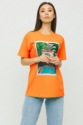 Футболка Oversize / air print / - SvitStyle