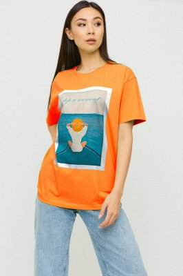 Футболка Oversize / air print / - 8630387 - SvitStyle