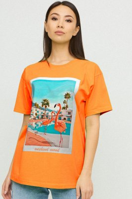 Футболка Oversize / air print / - 8630392 - SvitStyle