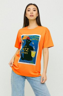 Футболка Oversize / air print / - 8630393 - SvitStyle