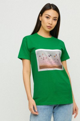 Футболка Boyfriend / air print / - 8630408 - SvitStyle