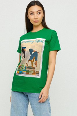 Футболка Boyfriend / air print / - 8630409 - SvitStyle