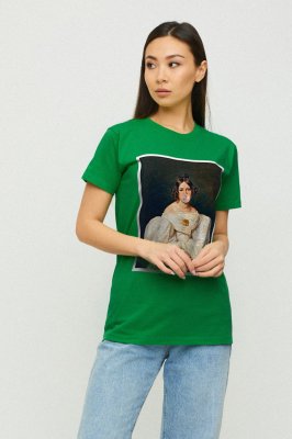 Футболка Boyfriend / air print / - 8630425 - SvitStyle