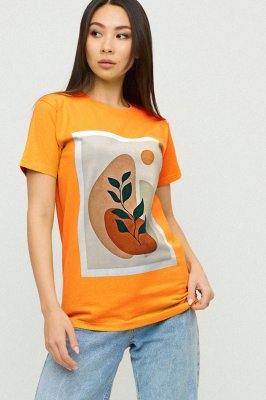 Футболка Boyfriend / air print / - 8630524 - SvitStyle