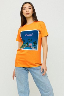 Футболка Boyfriend / air print / - 8630535 - SvitStyle