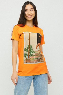 Футболка Boyfriend / air print / - 8630552 - SvitStyle