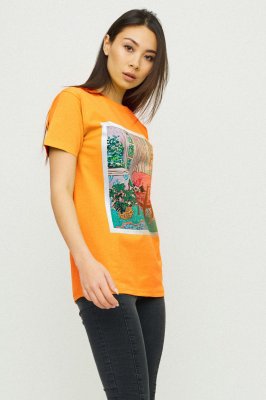 Футболка Boyfriend / air print / - 8630559 - SvitStyle