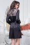 Халат женский на пуговицах Lorein Mia-Amore 8937 атласный шелк XL (3)
