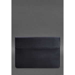 Шкіряний чохол-конверт на магнітах для MacBook 13 Синій Crazy Horse - 8537447 - SvitStyle