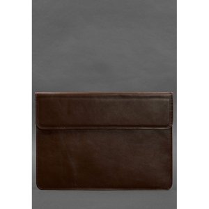 Шкіряний чохол-конверт на магнітах для MacBook 15 дюйм Бордовий - 8537465 - SvitStyle