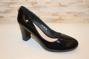 Туфлі жіночі чорні на підборах Т1676 38 - 8613306 - SvitStyle