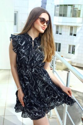 Платье женское летнее черное П888 - 8628522 - SvitStyle