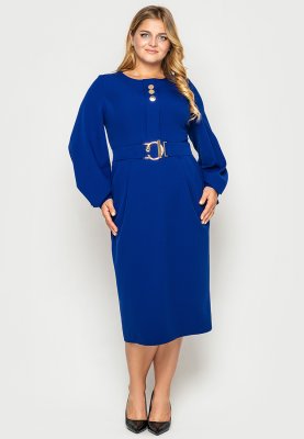 Жіноча сукня Єкатерина кольору електрик - 7901983 - SvitStyle