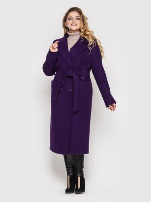 Жіноче пальто Віола фіолет - 8483771 - SvitStyle