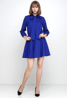 Жіноча сукня Подіум Castra 25896-BLUE XS Синій - 8581433 - SvitStyle