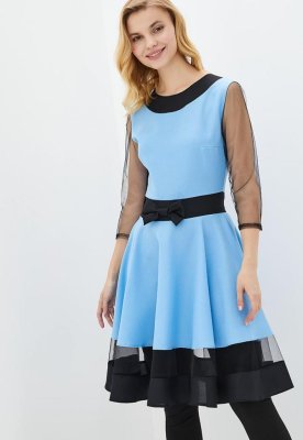 Жіноча сукня Подіум Comely 23981-LIGHT/BLUE XS Голубий - 8581598 - SvitStyle
