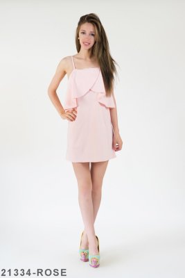 Жіноче плаття Подіум Sandy 21334-ROSE XS Рожевий - 8581757 - SvitStyle