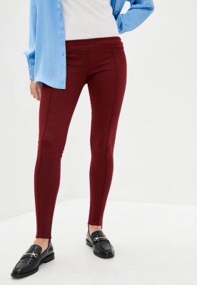 Жіночі трикотажні легінси-штани з гальмами Подіум 13477-BORDO S Бордовий - 8581888 - SvitStyle