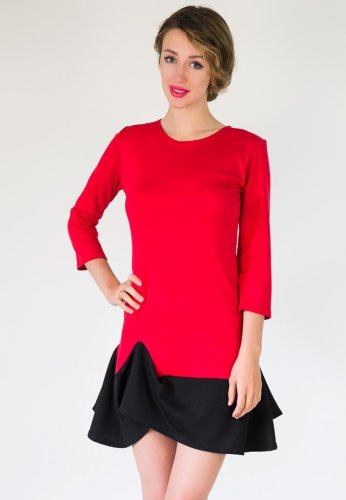 Жіноче плаття Подіум Betis 21163-RED XS Червоний - SvitStyle