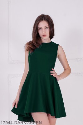 Жіноче плаття Подіум Kendis 17944-DARKGREEN XS Зелений - 8582037 - SvitStyle