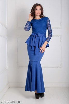 Жіноче плаття Подіум Adelis 20933-BLUE XS Синій - 8582186 - SvitStyle