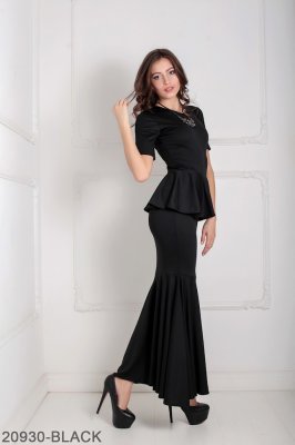 Жіноче плаття Подіум Amalia 20930-BLACK XS Чорний - 8582213 - SvitStyle