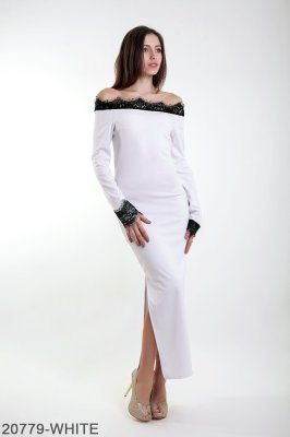 Жіноче плаття Подіум Viola 20779-WHITE XS Білий - 8582553 - SvitStyle