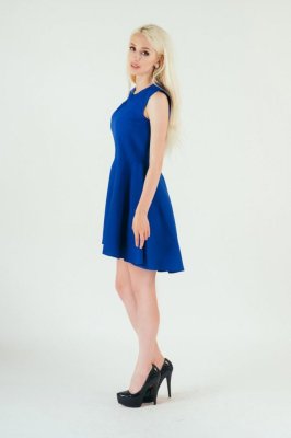 Жіноче плаття Подіум Kendis 17944-BLUE XS Синій - 8583363 - SvitStyle