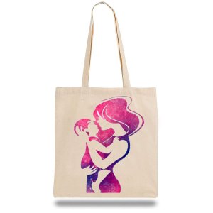 Еко-сумка, шоппер з принтом повсякденна "Мама і дитина" - 8197646 - SvitStyle