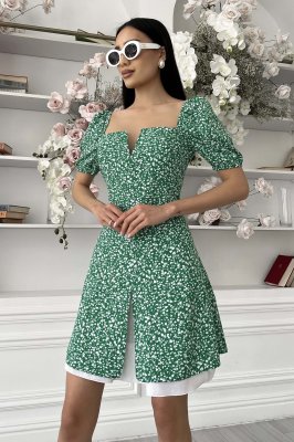 Літня вишукана сукня-двійка "Малу" зеленого кольору м. Харків - 8538665 - SvitStyle