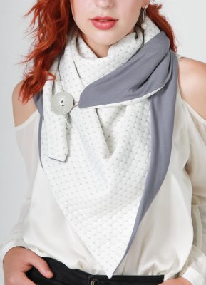 Шарф-бактус "Единбург", жіночий шарф, великий жіночий шарф, подарунок жінці - 6757448 - SvitStyle