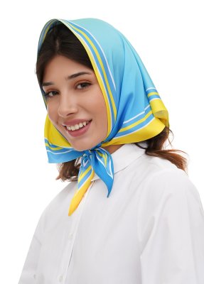 Косинка дизайнерська, бандана "З Україною  в серці" від My Scarf - 8642883 - SvitStyle