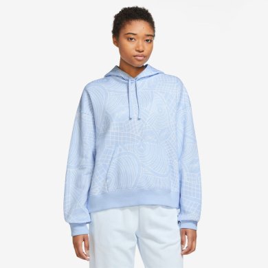 Кофта жіноча Jordan Fleece Pullover 'Ice Blue' (DV1417-411) - SvitStyle