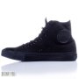 Converse All Star Black Monochrome кеди високі чорні (3)