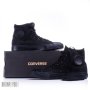 Converse All Star Black Monochrome кеди високі чорні (9)