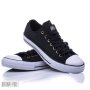 Converse All Star OX Canvas кеди низькі чорні (2)