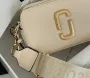 Сумка Marc Jacobs The Snapshot Beige Gold (2)