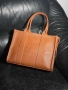 Сумка Marc Jacobs Medium Tote Bag Brown Leather (8)