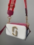 Сумка Marc Jacobs Small Camera Bag White Pink (5)