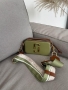 Сумка Marc Jacobs Small Camera Bag Green Brown (7)