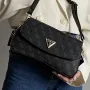 Сумка  Guess Cordelia Flap Shoulder Bag Black Blue (2)