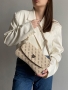 Сумка  Guess Cordelia Flap Shoulder Bag Beige (4)